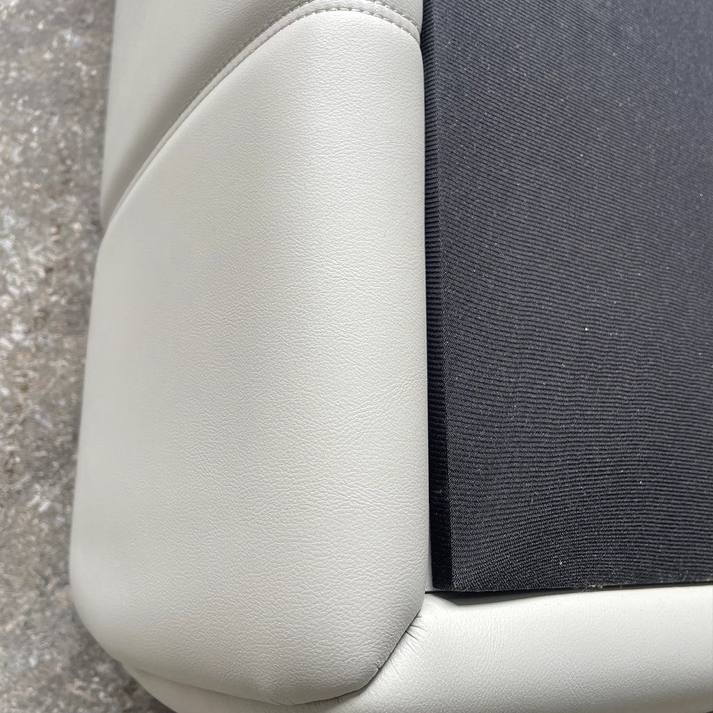 Modern White Leather Upholstered Headboard for Contemporary Bedrooms