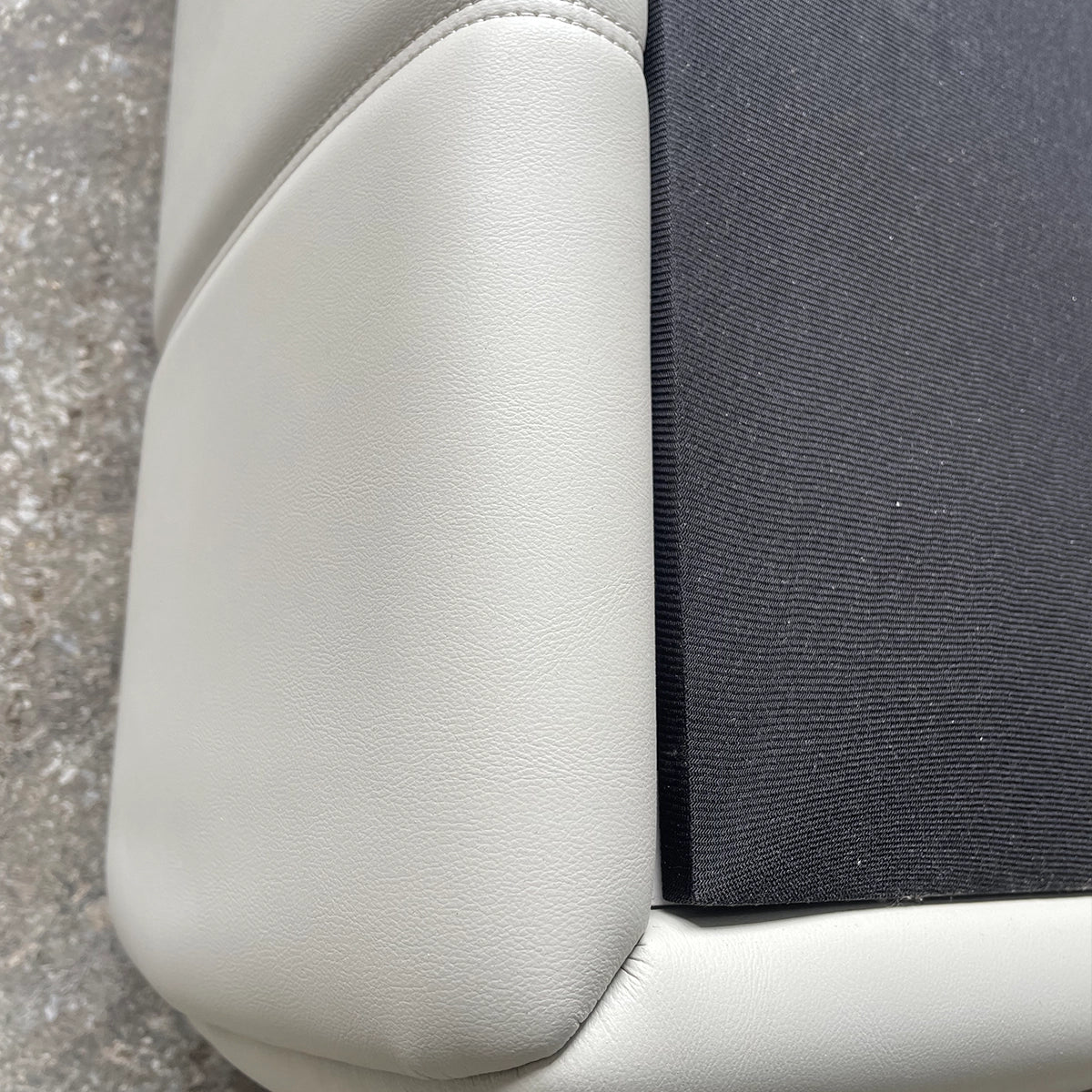 Modern White Leather Upholstered Headboard for Contemporary Bedrooms